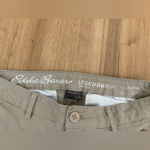 Eddie Bauer Legend Wash Pants - Boyfriend size 4 - Picture 3 of 4
